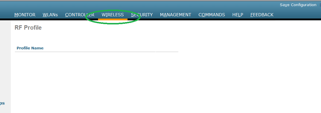 AP group configuration – Cisco WLC