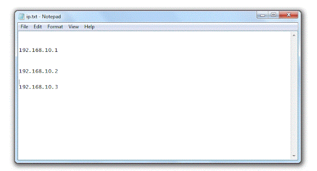 How to remove empty rows from notepad using Python 2.7